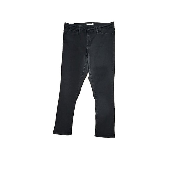 Levi's 311 Skinny Jeans Shaping Black Mid-rise Stretch Denim  32 - Picture 1 of 10